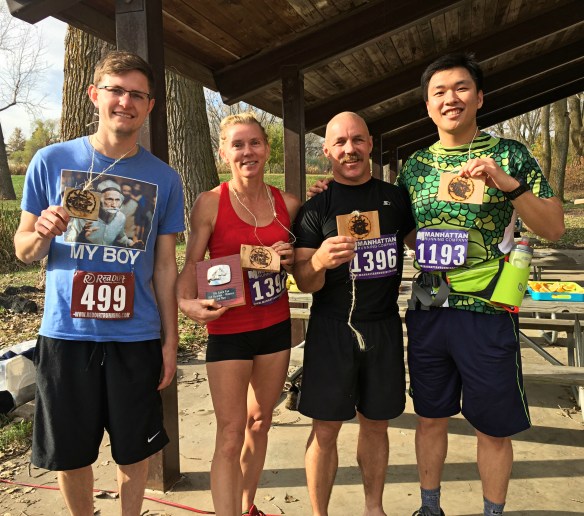 Congratulations to my friend Jordan on his first 5K finish!